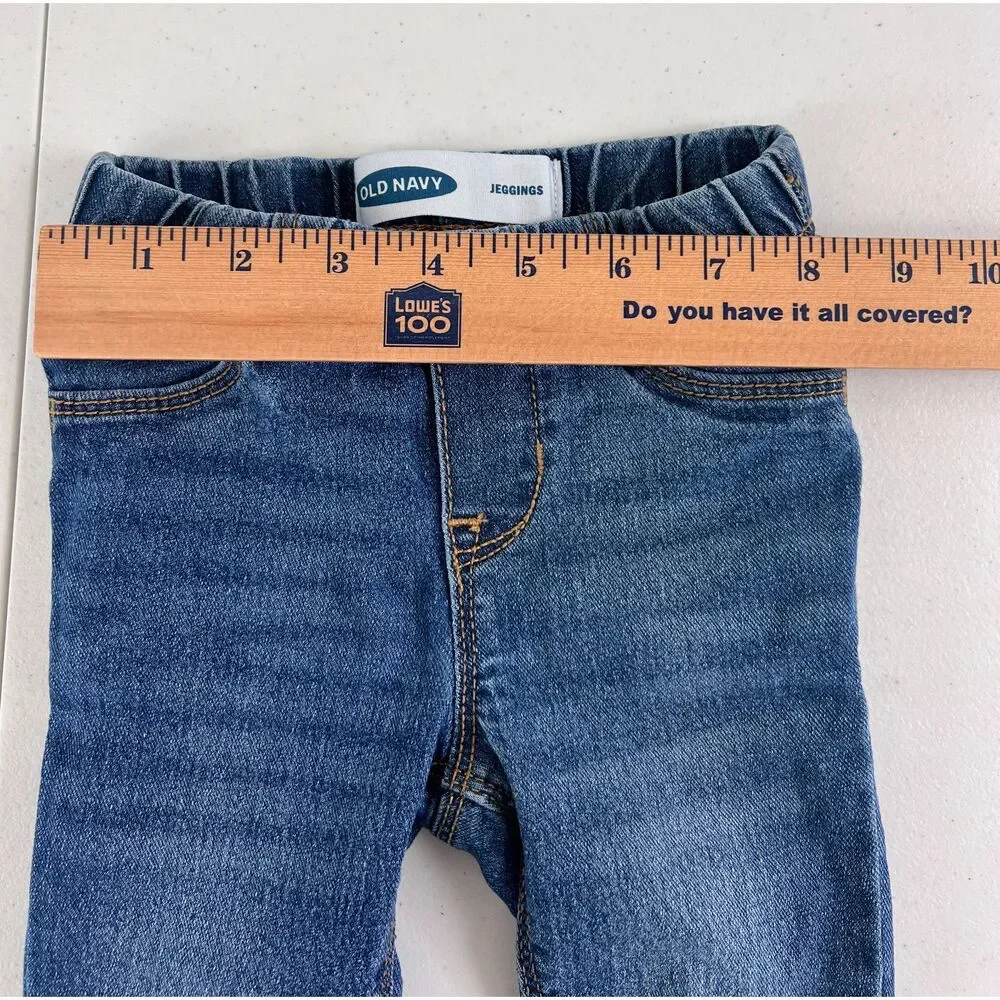 Old Navy Toddler Girls Denim Jeggings Blue Jeans Medium Wash Size 2T